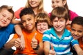 Large group of happy kids Royalty Free Stock Photo