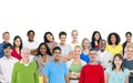 Large group of multi - ethnic people Concept Royalty Free Stock Photo