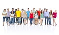 Large Group of Multi-Ethnic Young People Royalty Free Stock Photo
