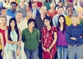 Large group of Multiethnic people Diversity Concept Royalty Free Stock Photo