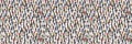 Large group of people. Crowd seamless background Royalty Free Stock Photo