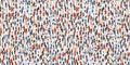 Large group of people crowded on white background. Royalty Free Stock Photo