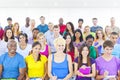 The Large Group of Student in The Lecture Hall Royalty Free Stock Photo