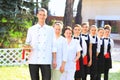 Large group of waiters Royalty Free Stock Photo