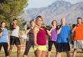 Large Group Working Out