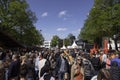 Large groups of people in the center of enschede