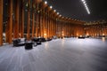 Large hall with areas for rest Royalty Free Stock Photo