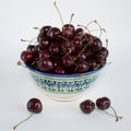 A large handful of cherries in the Uzbek national dish