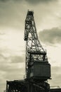 large harbor crane