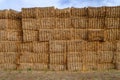 Large haystack in southeastern Washington, USA Royalty Free Stock Photo