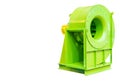 Large or heavy industrial centrifugal blower isolated on white background with clipping path Royalty Free Stock Photo