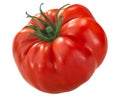 Large heirloom tomato Solanum lycopersicum fruit, Rim odr Rome variety
