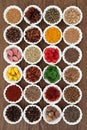 Large Herb and Spice Sampler Royalty Free Stock Photo