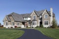 Large home with cedar roof