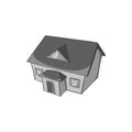Large house with attic icon