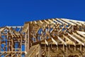 Large house frame Royalty Free Stock Photo