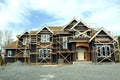 Large House Under Construction Royalty Free Stock Photo