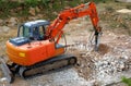 Large hydraulic Jackhammer Royalty Free Stock Photo