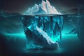 Large iceberg Royalty Free Stock Photo