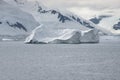 Large iceberg near the coastline of Paradise Bay, Antarctic Peninsula