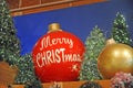 Large indoor christmas or holiday display