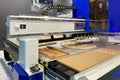 Large industrial CNC wood router for wood