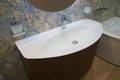 Large inset washbasin Royalty Free Stock Photo