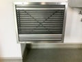 Large iron metal chrome grille industrial ventilation system