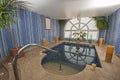 Large jacuzzi in a health spa Royalty Free Stock Photo