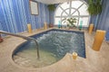 Large jacuzzi in a health spa Royalty Free Stock Photo