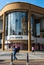 Large John Lewis Department Store Building Exterior With People Walking Past