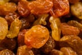 Juicy raisins close-up