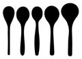 Large kitchen spoons