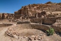Large Kiva in Chaco Canyon Ancient Ruins of Pueblo Bonito