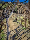 A large labyrinth located in the hills in Walnut Creek, CA