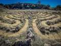 A large labyrinth located in the hills in Walnut Creek, CA