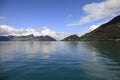 Large Lake Lucerne with mountainous surroundings Royalty Free Stock Photo