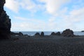 Large Lava Rock Formations on Dritvik Beach