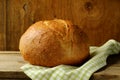 Large loaf of homemade bread Royalty Free Stock Photo