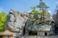 Large lofty stones Skeli Dovbusha, Ukraine