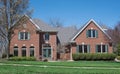 Large Luxurious House with Arched Windows and Entrance