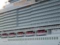 Cruise ship detail Royalty Free Stock Photo