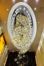 Large luxury crystal ceiling lighting