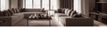 Large luxury modern elegant interiors Living room mockup. Modern style of furniture decoration. Generative AI Royalty Free Stock Photo