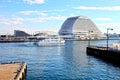 Large luxury yacht in Kobe Harborland