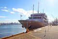 Large luxury yacht in Kobe Harborland