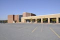 Large macadam parking area Royalty Free Stock Photo