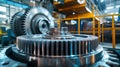 Large Machine Shop With Abundant Machinery Royalty Free Stock Photo