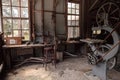 1904 Large Machine Shop at historic Koreshan State Park