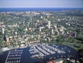A large marina in Rushcutters Bay Royalty Free Stock Photo
